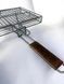 Профессиональная решетка-гриль ручной работы из нержавеющей стали AISI 304 (500х300 мм)