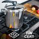 Скороварка из нержавеющей стали 9 литров Home Perfect, Турция