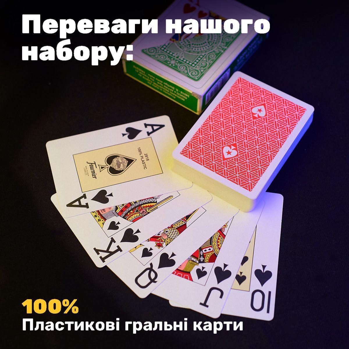 Покерный набор в деревянном кейсе на 200 фишек